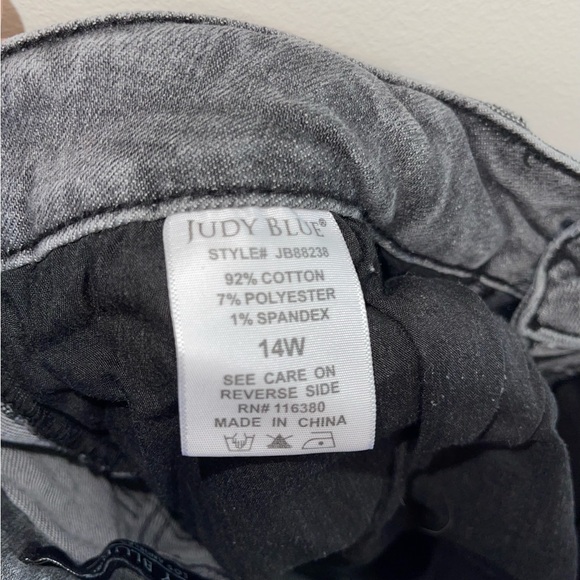 Judy Blue Women's Dark Gray Skinny Jeans - Picture 4 of 7